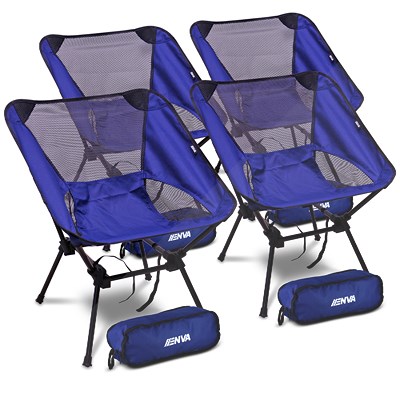 Enva 4x Faltbarer Campingstuhl - Ultrakompakt von Enva