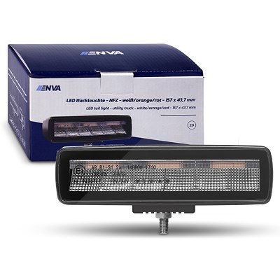 Enva LED Zusatz-Rückleuchte NFZ LKW 12/24V weiß/orange/rot 157x43,7mm [Hersteller-Nr. T9430TLE] von Enva