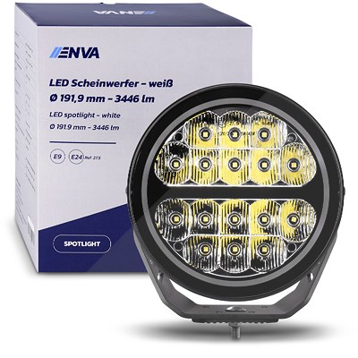 Enva LED Scheinwerfer - weiß - Ø 191,9 mm - 3446 lm [Hersteller-Nr. T9648PE] von Enva