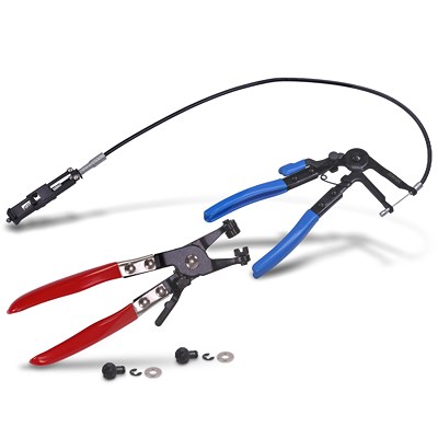 Enva Schlauchklemmen-Zange 210-220mm + Klemmenzange m. Bowdenzug 630mm von Enva
