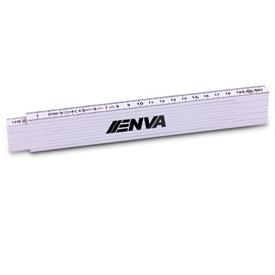 Enva Gliedermaßstab Meterstab Zollstock 2m - super biegsam von Enva