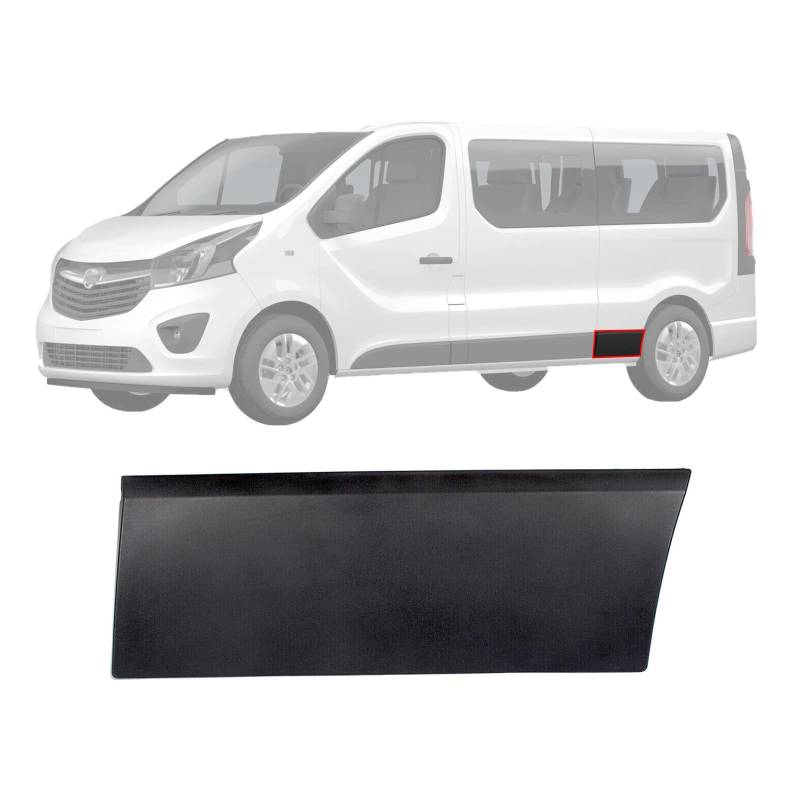 Linke hintere Seitenleiste für Vivaro B Mk2 Trafic Mk3 Primastar NV300 Talento 2014-On 788137407R 93868749 4407253 95517463 von ENVA