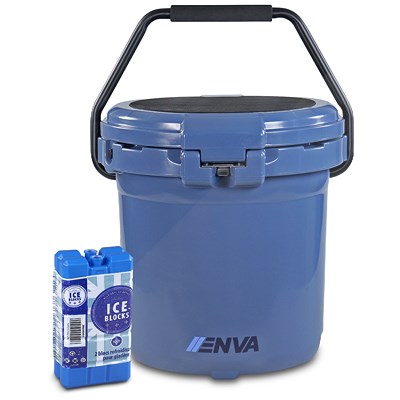 Enva Passive Kühlbox - Ice Bucket - 18,9 L - 5 Gal + 2x Kühlakku von Enva