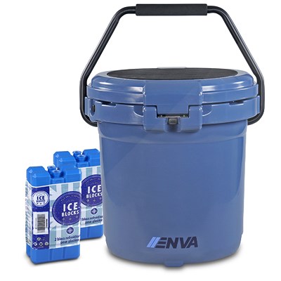 Enva Passive Kühlbox - Ice Bucket - 18,9 L - 5 Gal + 4x Kühlakku von Enva