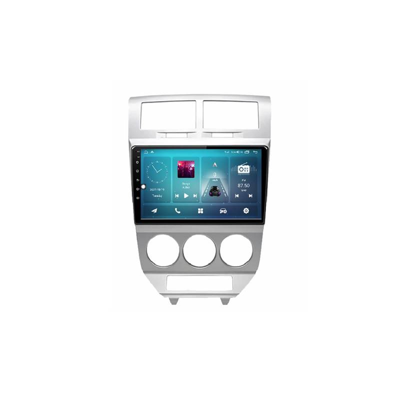 Android 11 2 DIN Autoradio Radio Für Dodge Caliber 2007-2010 Auto-Entertainment-System Mit 9 Zoll Touchscreen Car Radio Unterstützt Bluetooth-Freisprechen WiFi USB Canbus GPS von Eouyt