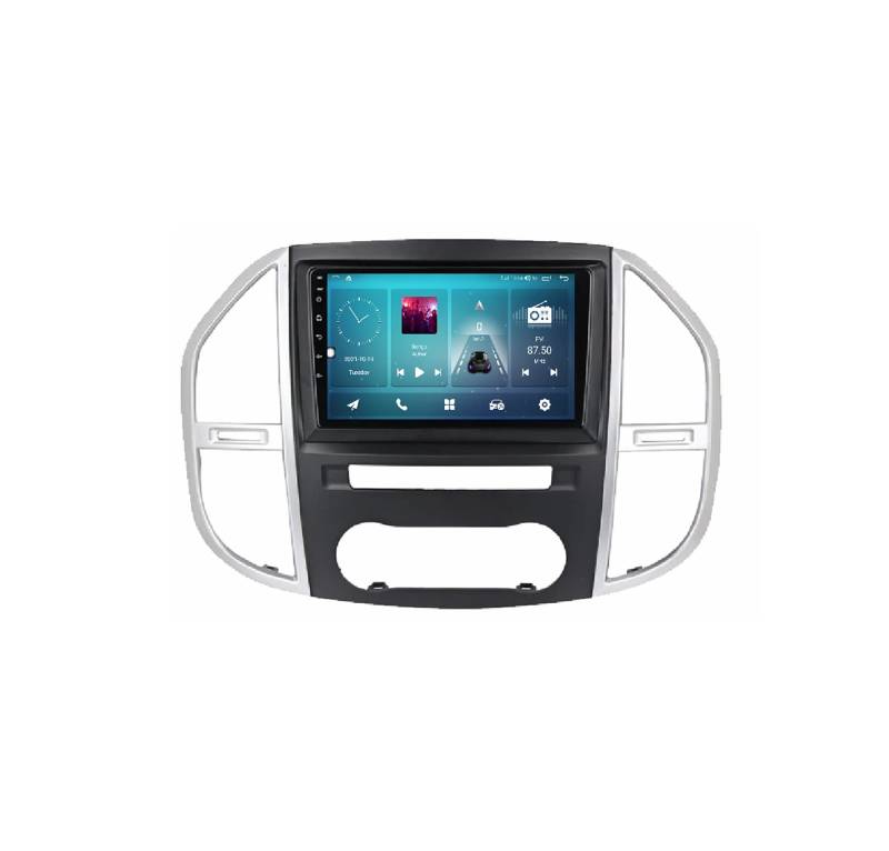 Android 11 2 DIN Autoradio Radio Für Mercedes Benz Vito 3 W447 2014-2020 Auto-Entertainment-System Mit 10.1 Zoll HouvouTouchscreen Car Radio Unterstützt Bluetooth-Freisprechen WiFi USB Canbus GPS von Eouyt