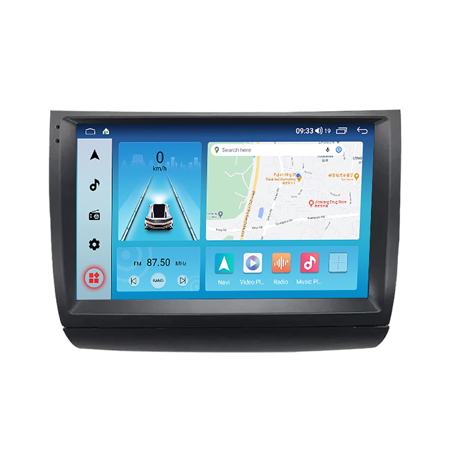 Android 11 2 DIN Autoradio Radio für Toyota Prius 20 2002-2009 Auto-Entertainment-System mit 9 Zoll Touchscreen Car Radio Unterstützt Bluetooth-Freisprechen WiFi USB Canbus GPS von Eouyt