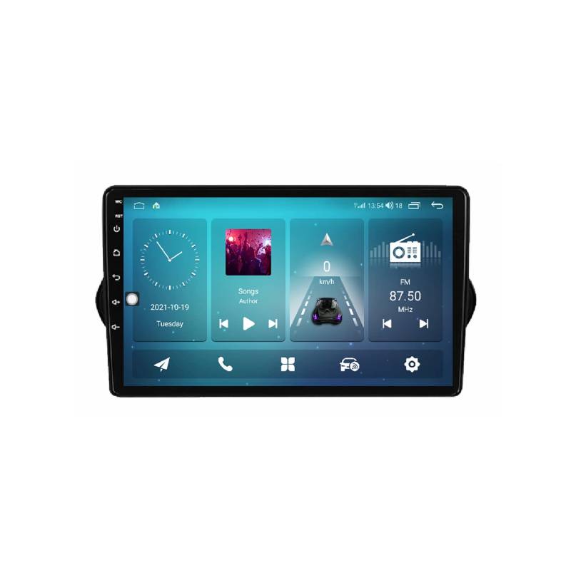 Android 11 Autoradio mit Navi für Fiat Egea Tipo 2015-2018 9 Zoll Touch 2 Din Android Auto Bluetooth Radio mit Display Rückfahrkamera USB WiFi Mirror Link Canbus (Color : P3 8-Core 4G 32G) von Eouyt