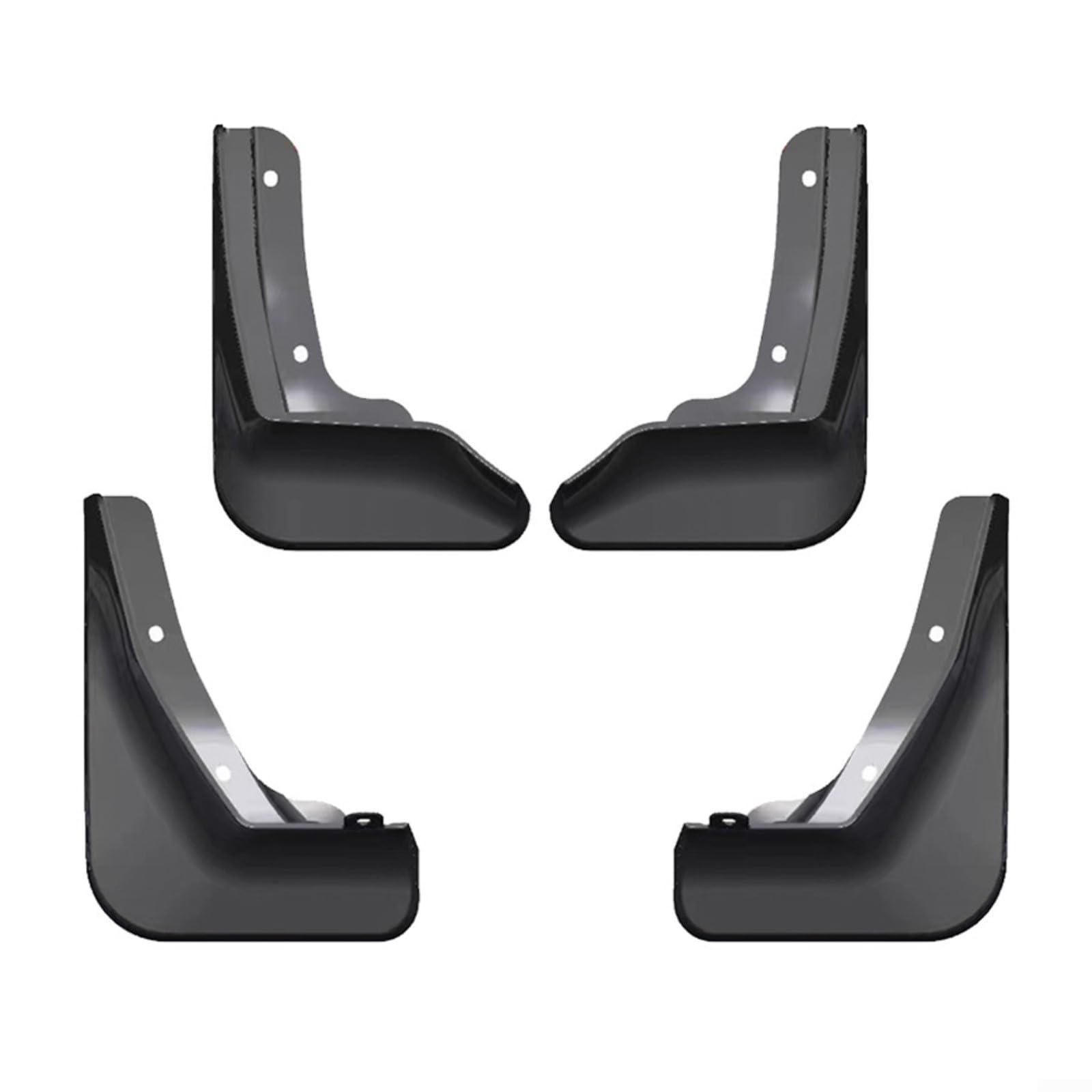 Kotflügel-Set für Kia EV3 2024+ (4-teilig), schwarze ABS-Radzierblenden, 290 x 190 mm (vorne)/270 x 200 mm (hinten), direkt passende Spritzschutz mit Montagematerial, verschleißfest für von EpheyFIF