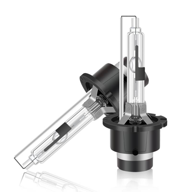 Erato D2R Xenon Brenner HID Scheinwerferbirnen, 6000K 35W Diamond Weißlicht Birnen Xenon Entladungslampe Fernlicht 12V Xenon Ersatzlampe Scheinwerfer wasserdicht Auto HID Ersatz Kit,2 Stücke von Erato