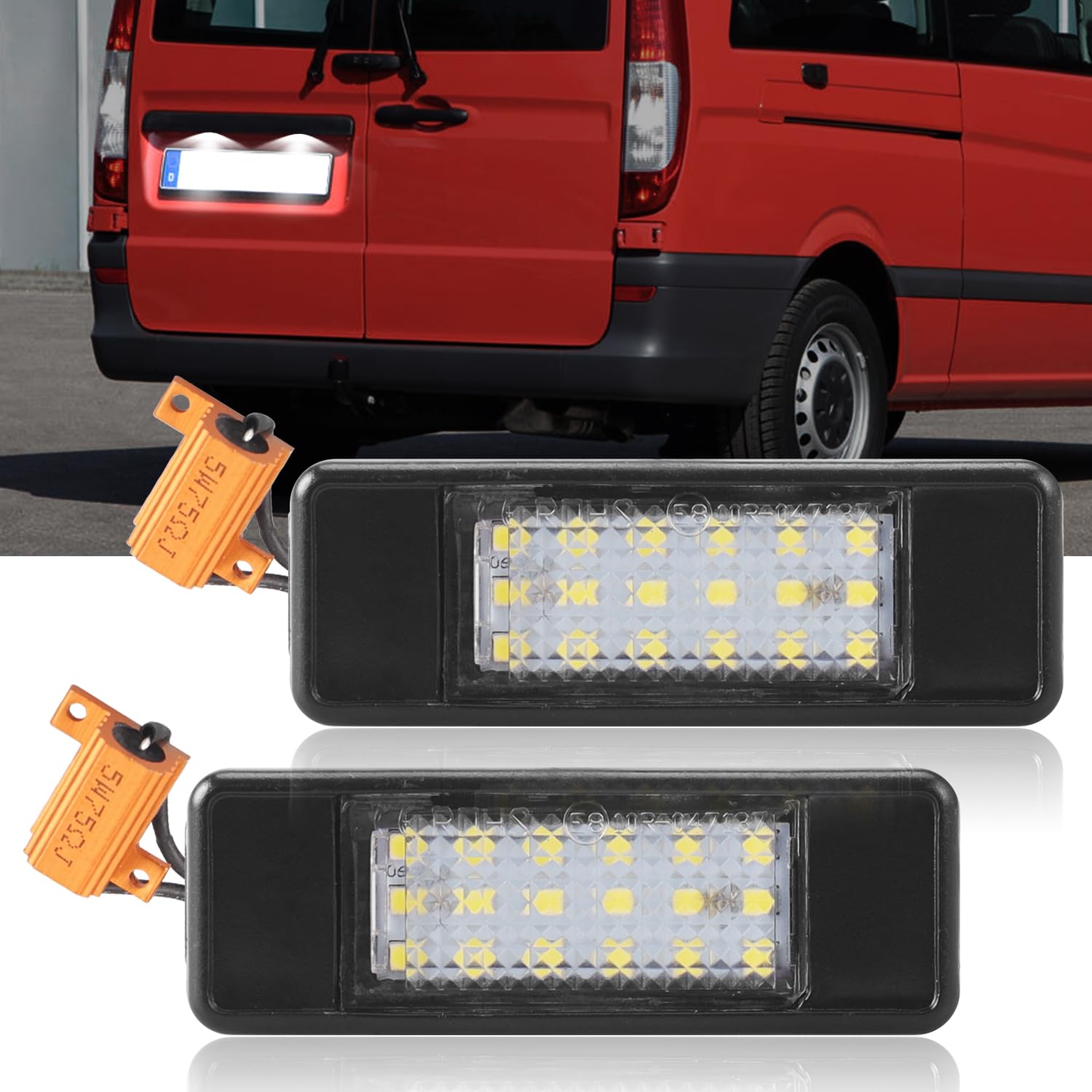 Erato LED Kennzeichenbeleuchtung, CanBus fehlerfrei, für 106 1007 207 308 3008 406 407 508 Expert III RCZ C2 C3 C4 C5 C6 C8 DS3 Jumpy SWBH1 Erato LED Kennzeichenbeleuchtung, CanBus fehlerfrei, für 106 1007 207 308 3008 406 407 508 Expert III RCZ C2 C3 C4 C5 C6 C8 DS3 Jumpy SWBH1 von Erato