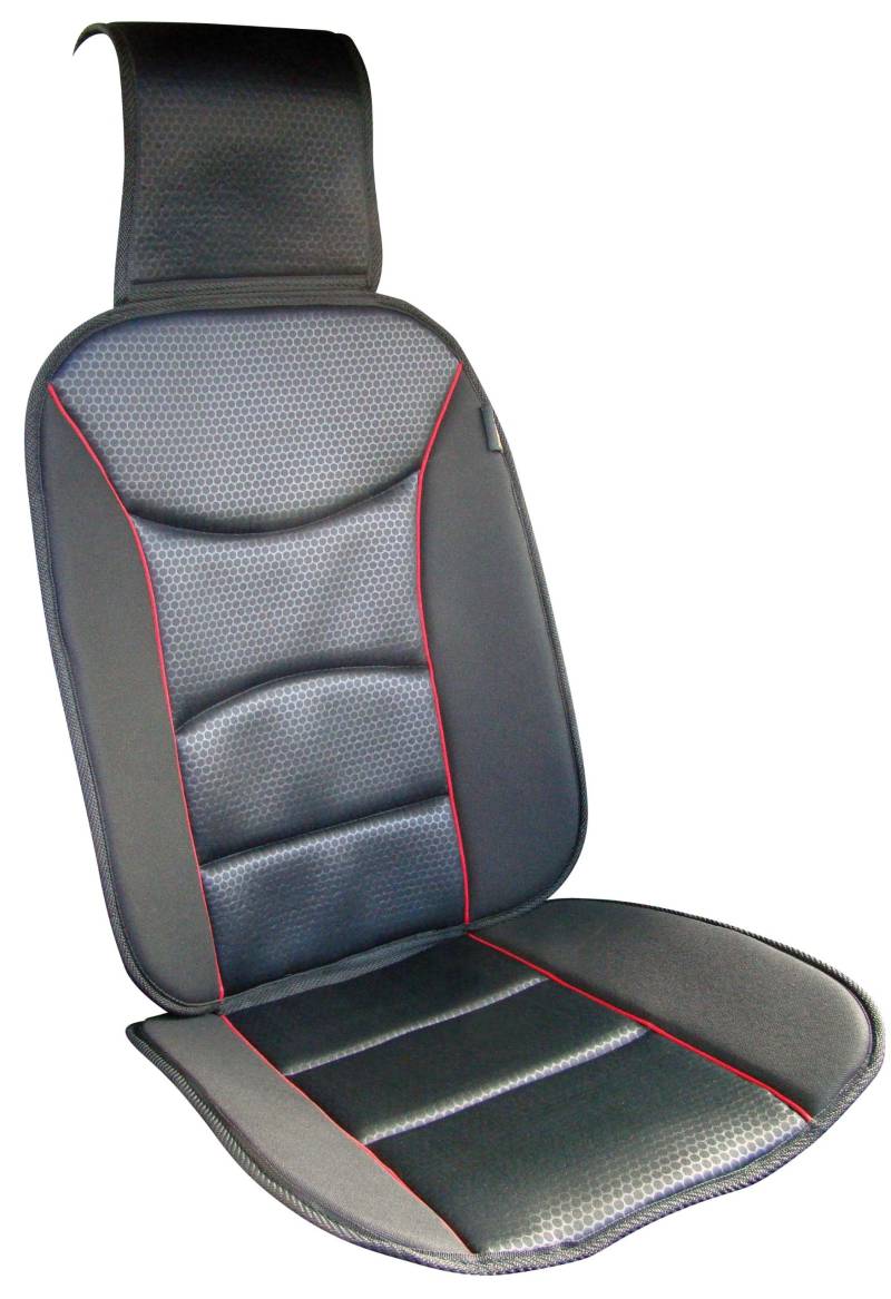 Ergoseat 910506 Sitz-Komfort-Abdeckung, Schwarz/Rot von Ergoseat