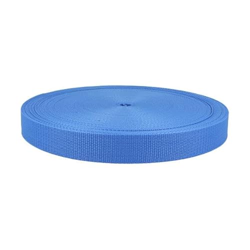 5 Meter Gurtband 100% Polypropylen Taschengurtband Bänder für Taschen (Jeansblau, 30 mm Breit) von Erlif