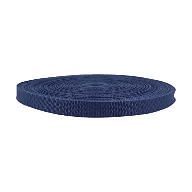 5 Meter Gurtband 100% Polypropylen Taschengurtband Bänder für Taschen (dunkelblau, 20 mm Breit) von Erlif