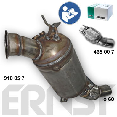 Ruß-/Partikelfilter, Abgasanlage Ernst 910057 von Ernst