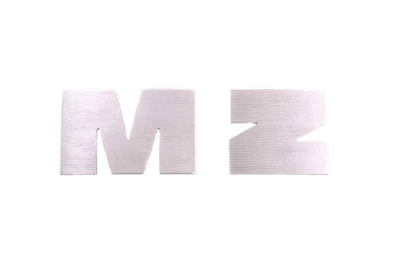 Buchstaben M und Z zum Tank für MZ ETZ, 125, 150, 250, 251, 300 von Ersatzteil von MMM