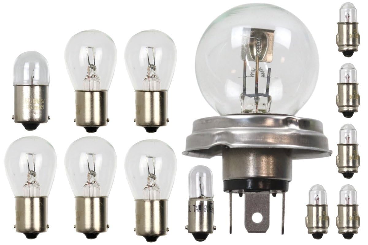 Glühbirnen für MZ TS 250, 250/1-6V (Lampenset, Glühbirnensatz) von MMM