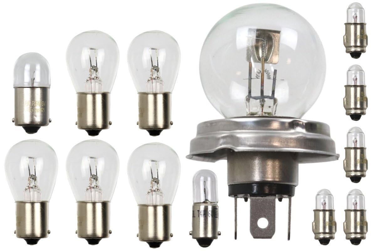 Glühbirnen für MZ TS 250, 250/1-6V (Lampenset, Glühbirnensatz) Glühbirnen für MZ TS 250, 250/1-6V (Lampenset, Glühbirnensatz) von MMM