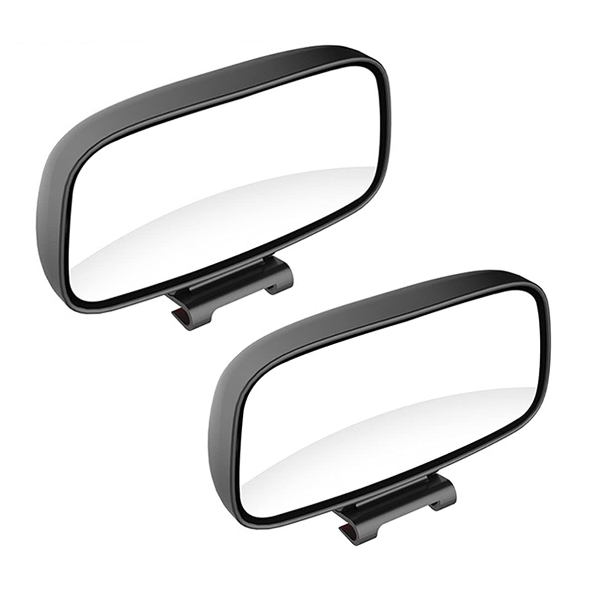 360 Grad Rotation Verstellbar Auto Blind Spot Spiegel, Esenlong Universal Auto Blind Spot Spiegel Drehung Weitwinkel Verstellbar Rückspiegel 2pcs - Schwarz von Esenlong