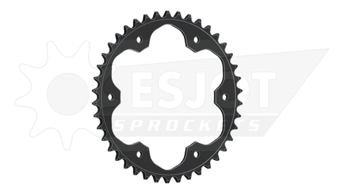 Esjot chain wheel 525 47Z steel black von Esjot