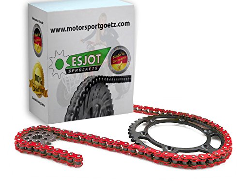 Kettensatz X-Ring Ersatzteil für/kompatibel mit XR 600 R Kette rot Ritzel 14/49 bis Baujahr 1990 von Esjot