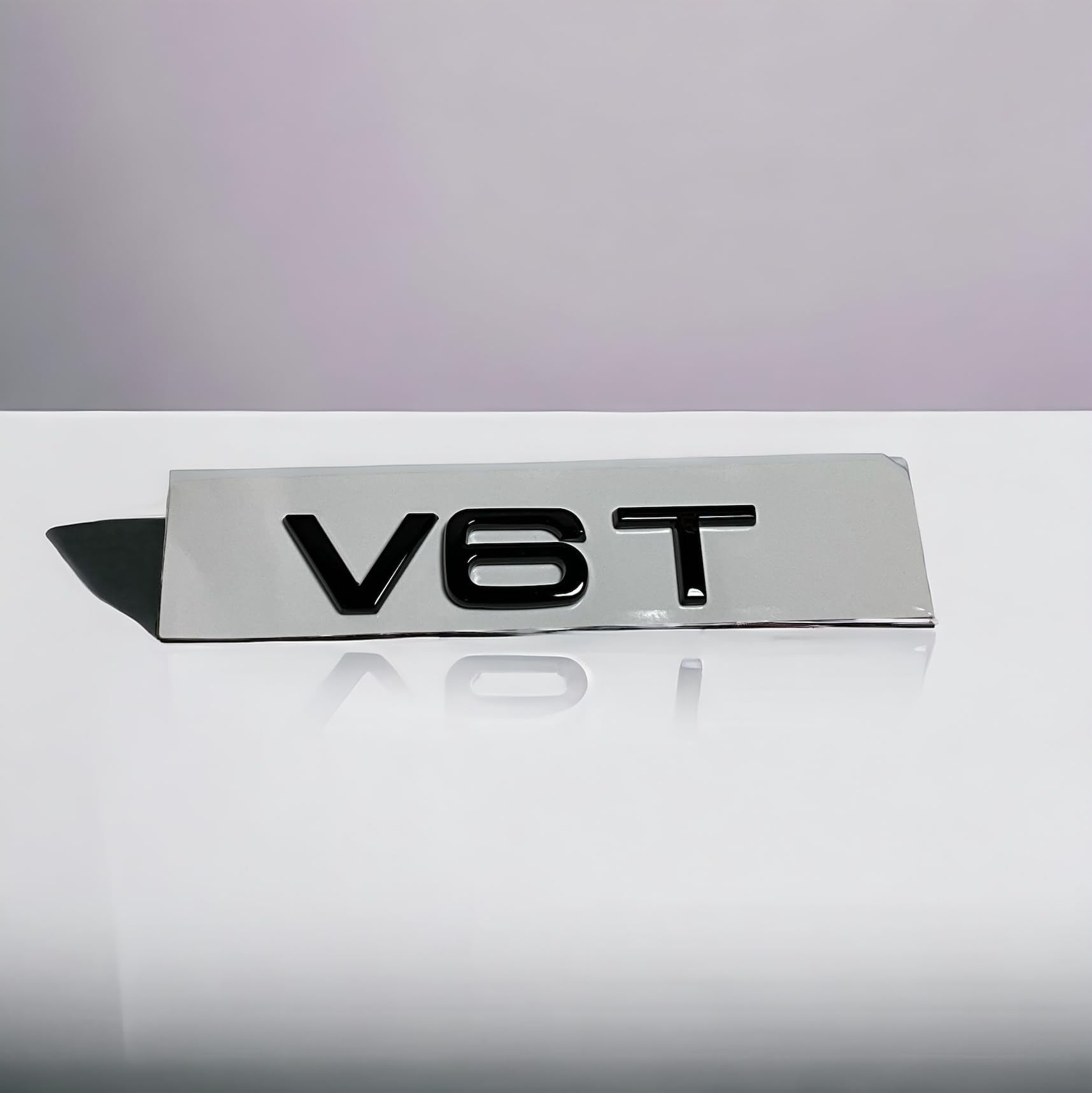 Espectronix - V6T schwarz glänzend Kotflügel vorne hinten schwarz Emblem Aufkleber Passform Espectronix - V6T schwarz glänzend Kotflügel vorne hinten schwarz Emblem Aufkleber Passform von Espectronix