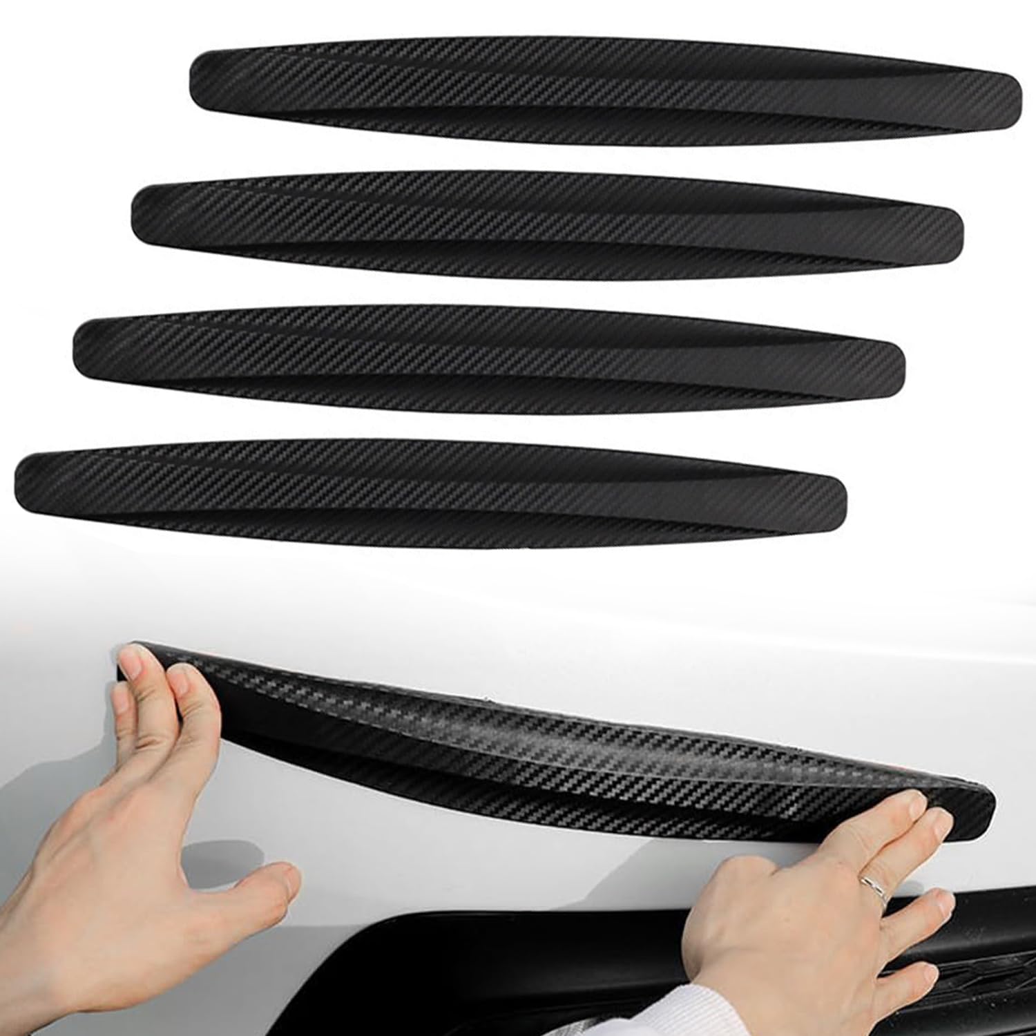 Esshogo Stoßstangenschutz Auto Stoßstangenschutz, 4 Stück Universal Auto Stoßstangenschutz Stoßfänger Gummi Stoßfänger Esshogo Stoßstangenschutz Auto Stoßstangenschutz, 4 Stück Universal Auto Stoßstangenschutz Stoßfänger Gummi Stoßfänger von Esshogo