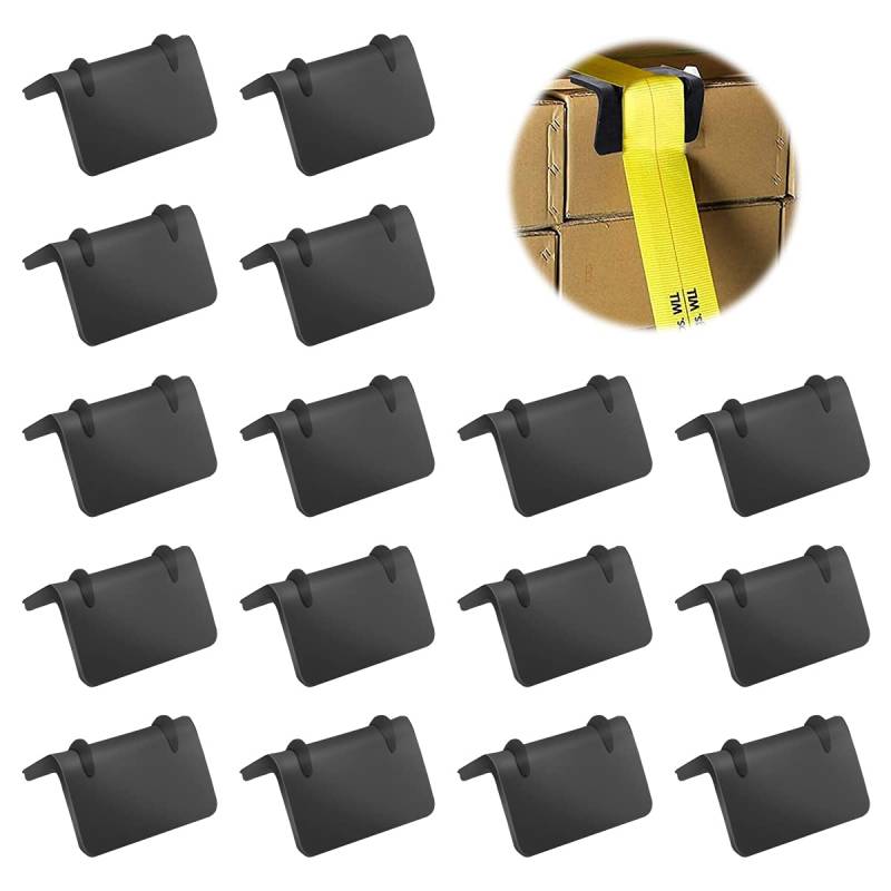 16er-Set Kantenschutz für Spanngut Mit Ratsche, Zurrgurte, Winkelsicherung, LKW-Schutz - für Zurrgurte Mit 25 mm Breite von Esteopt