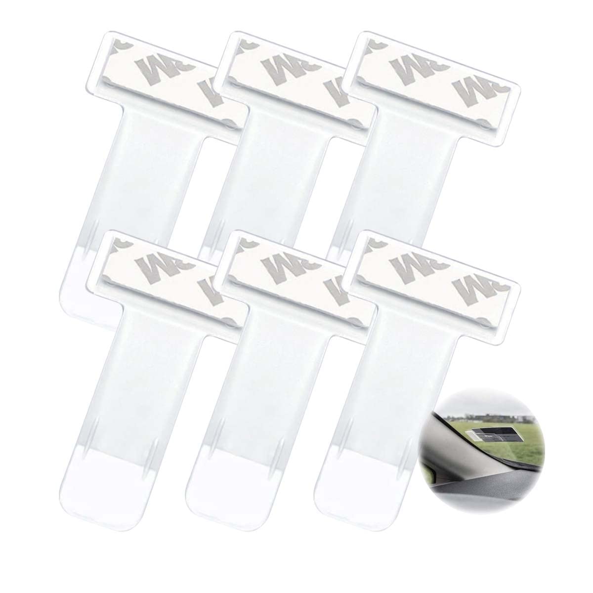 Esteopt Ticket Halterung Auto,6 Stück Transparente Auto Halter Clip,parkscheinhalter Clip,Parkausweishalter,parkscheinhalter windschutzscheibe,Selbstklebend Tickets Clips für Parkschein Esteopt Ticket Halterung Auto,6 Stück Transparente Auto Halter Clip,parkscheinhalter Clip,Parkausweishalter,parkscheinhalter windschutzscheibe,Selbstklebend Tickets Clips für Parkschein von Esteopt