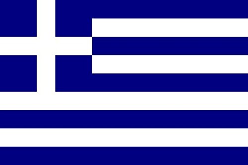Etaia - Premium Aufkleber - 5,4x8,4 cm - Fahne/Flagge von Griechenland Greece Europa Länder Sticker Auto Bike Motorrad von Etaia