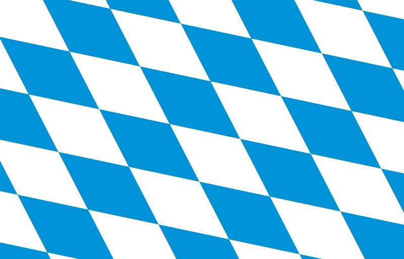 Etaia - Premium Aufkleber - 7x10 cm - Fahne / Flagge von Bayern Rauten Sticker Motorrad Caravan Bike Auto von Etaia