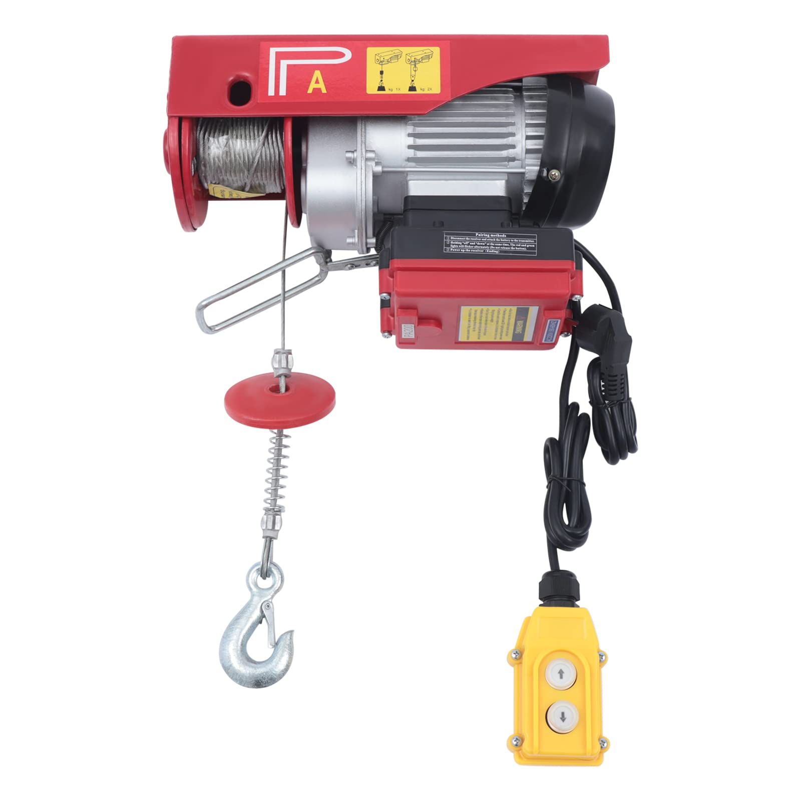 200kg Elektrische Seilwinde Kran Winde Hebezeuge, Flaschenzug Kran Eisen und Aluminium, Motorwinde Seilhebezug Elektrischer Hebekran 510W 220V 200kg Elektrische Seilwinde Kran Winde Hebezeuge, Flaschenzug Kran Eisen und Aluminium, Motorwinde Seilhebezug Elektrischer Hebekran 510W 220V von Ethedeal