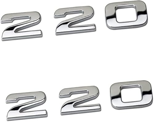 Yuzhao For Honda Civic For Accord For Jazz For CRV Heck Kofferraum 220 Logo Aufkleber Emblem Dekoration Aufkleber 2 Stück 9.x1.8cm Yuzhao For Honda Civic For Accord For Jazz For CRV Heck Kofferraum 220 Logo Aufkleber Emblem Dekoration Aufkleber 2 Stück 9.x1.8cm von Ethmuntha