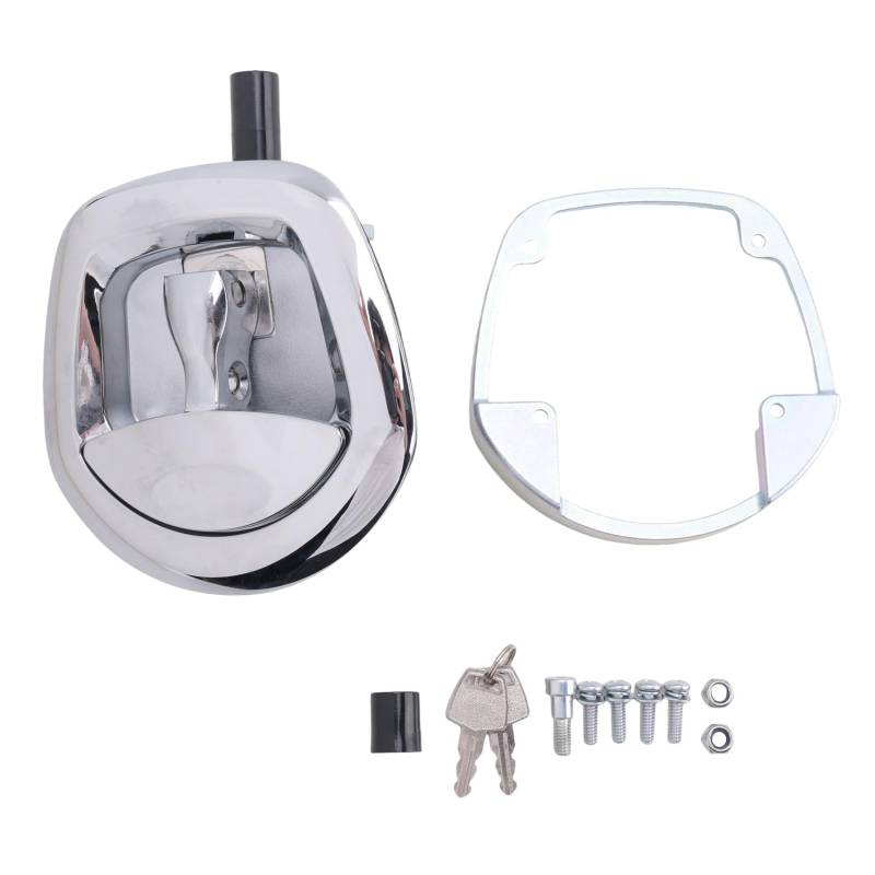 Etyrerre 1Set T-Typ Fishtail Lock Escort Diebstahlsicherung Rv Paddle Entry Door Lock Whale Tail Lamp Lock von Etyrerre