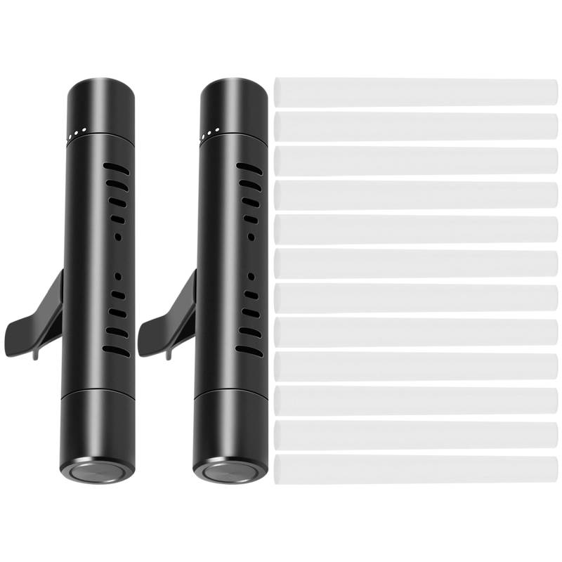 Etyrerre 2 StüCk Auto öL Diffusor Auto Diffusor EntlüFtungs Clip mit 12X NachfüLl Auto Lufter Frischer Auto ParfüM Auto Ent LüFtung ÖL Diffusor von Etyrerre