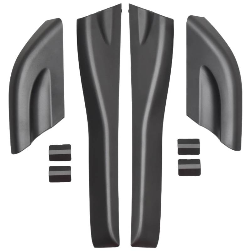 Etyrerre 4Pcs Dachreling Rack End Cover Shell für 2004-2008 von Etyrerre
