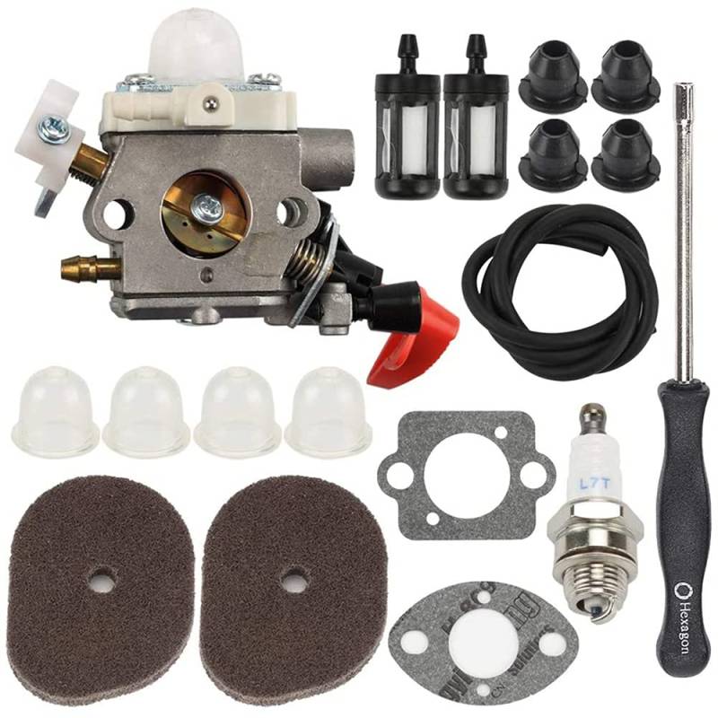 Etyrerre C1M-S267A FS56RC Vergaser Satz für FS40 FS50 FS56 FS70 FC56 FC70 HT56 KN56 KM56 Trimmer von Etyrerre