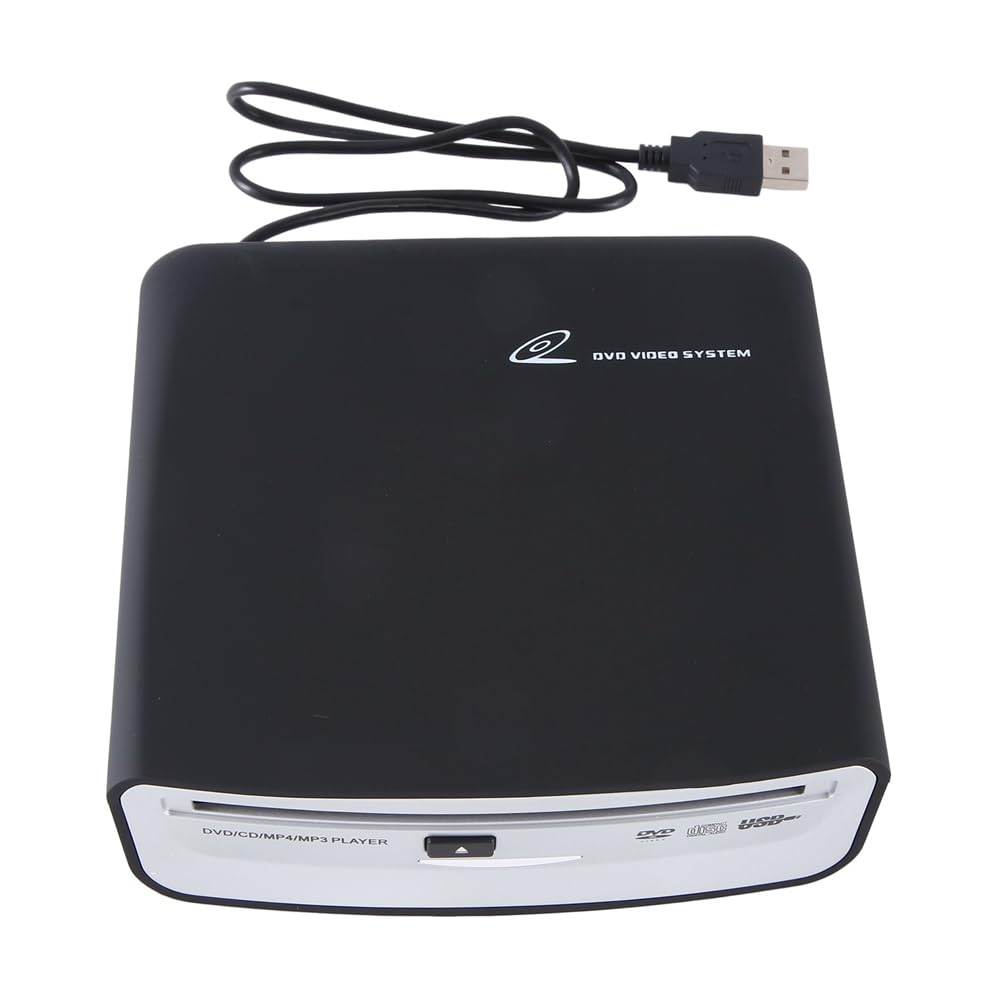 Etyrerre Universell Tragbarer Externer CD-Player Fürs Auto, Kann An Den USB-Anschluss im Auto, Laptop oder Fernseher Angeschlossen Werden, für Navigation mit Android 4.0 und von Etyrerre