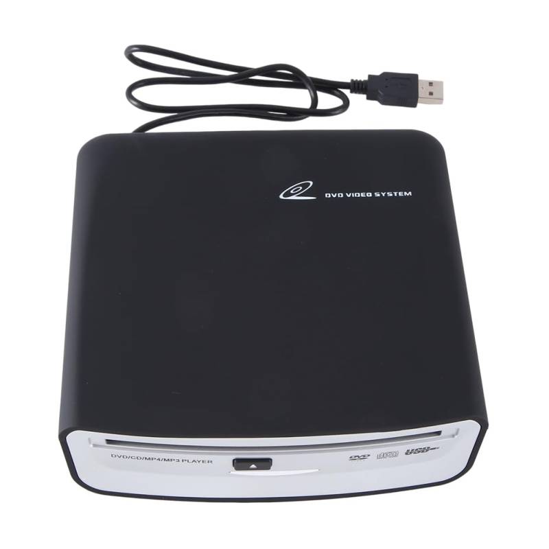 Etyrerre Universell Tragbarer Externer CD-Player Fürs Auto, Kann An Den USB-Anschluss im Auto, Laptop oder Fernseher Angeschlossen Werden, für Navigation mit Android 4.0 und von Etyrerre