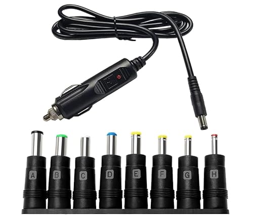 EuAcesry Kabel Zigarettenanzünder 12V, 1.5M Auto DVD Player Ladekabel Zigarettenanzünder Mit 8 Stücke Klinkenstecker Adapter, Zigarettenanzünderkabel für DVD Player Handy TV EuAcesry Kabel Zigarettenanzünder 12V, 1.5M Auto DVD Player Ladekabel Zigarettenanzünder Mit 8 Stücke Klinkenstecker Adapter, Zigarettenanzünderkabel für DVD Player Handy TV von EuAcesry