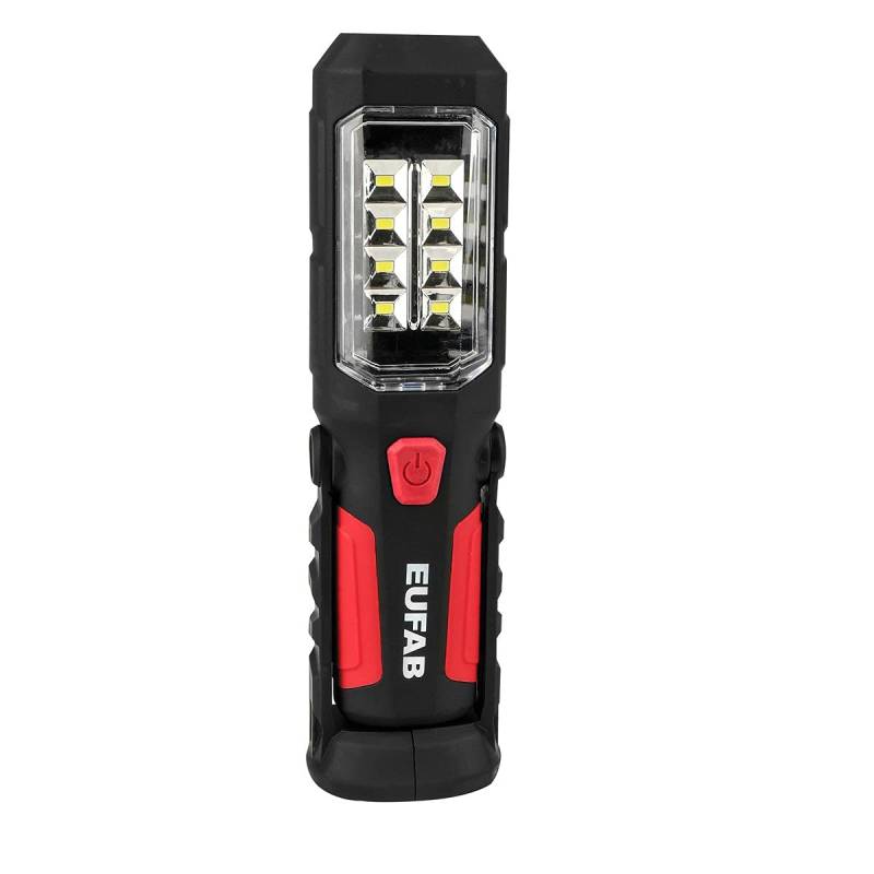EUFAB 13496 LED Akku-Werkstattleuchte, aufladbar, mit SMD-LEDs, Black von EUFAB