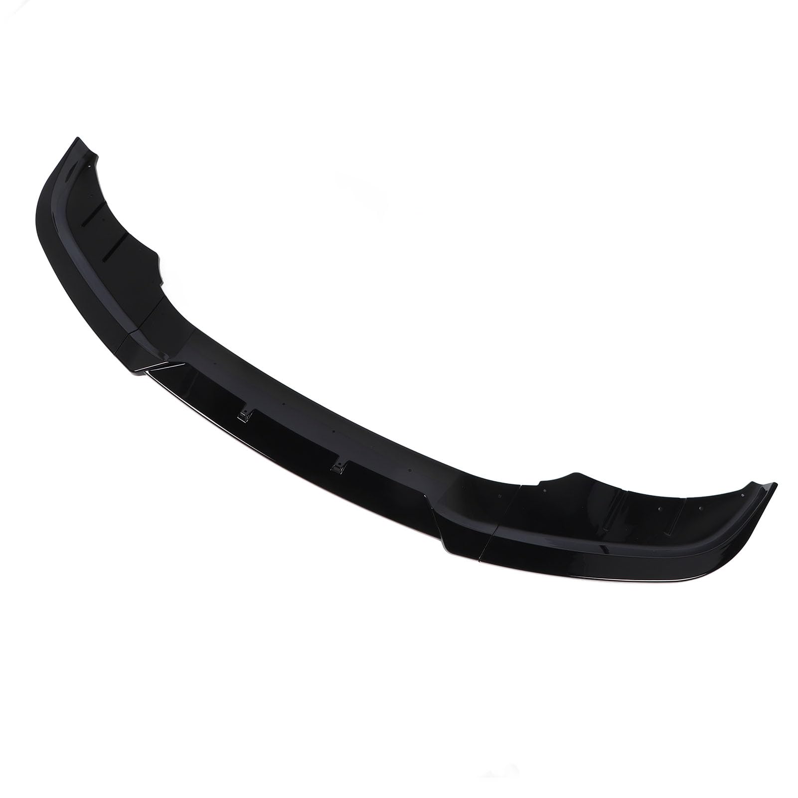 5-Serie Front Stoßstange Lip Spoiler Splitter Protector, Einfache Installation für die Automobilverbesserung, Geeignet für 5 Serien F10 F11 LCI Standard 2015-2017 (Helles Schwarz) von Eujgoov