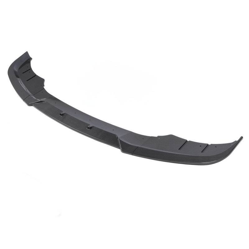 5-Serie Front Stoßstange Lip Spoiler Splitter Protector, Einfache Installation für die Automobilverbesserung, Geeignet für 5 Serien F10 F11 LCI Standard 2015-2017 (Kohlefaser-Stil) von Eujgoov