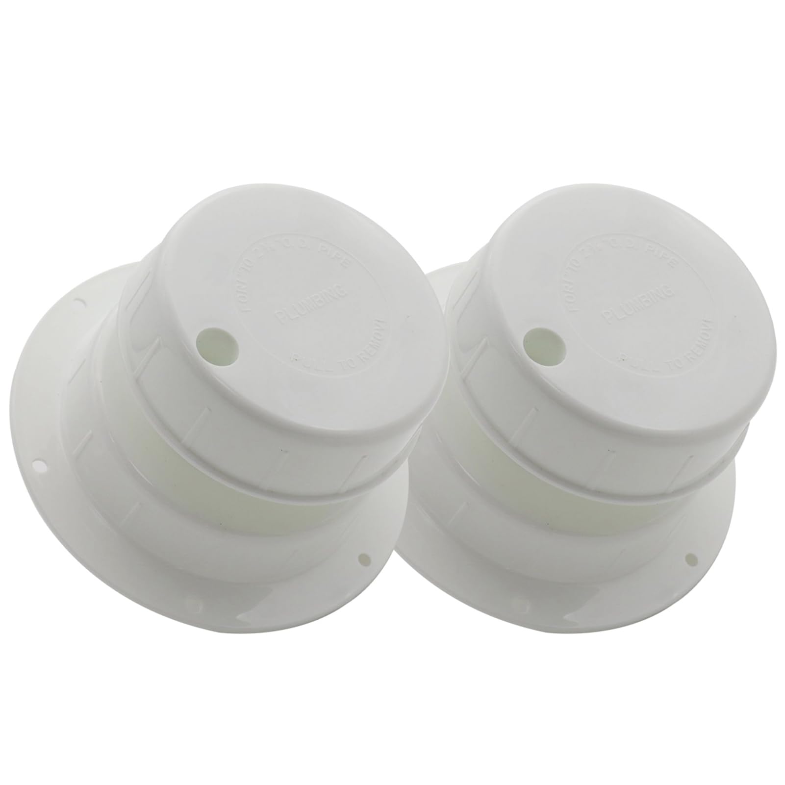 Eujgoov 2pcs RV Sanitär Entlüftungskappen für 1 Bis 2 3/8 "Rohr, ABS -Abgasabgaskappe mit 6 Schraubenlöchern, 3,8 X 5,3 X 3 Eujgoov 2pcs RV Sanitär Entlüftungskappen für 1 Bis 2 3/8 "Rohr, ABS -Abgasabgaskappe mit 6 Schraubenlöchern, 3,8 X 5,3 X 3 von Eujgoov