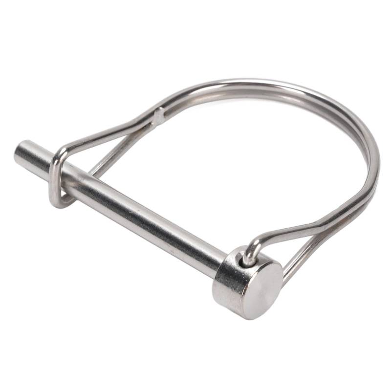 Eujgoov 316 Edelstahl -Sicherheitskoppler -Stift für Anhängerkupplung, Robuster Drahtverriegelungsstift für Tischsägen LKW Boot (5x50 mm/0,20 x 1,97in) von Eujgoov