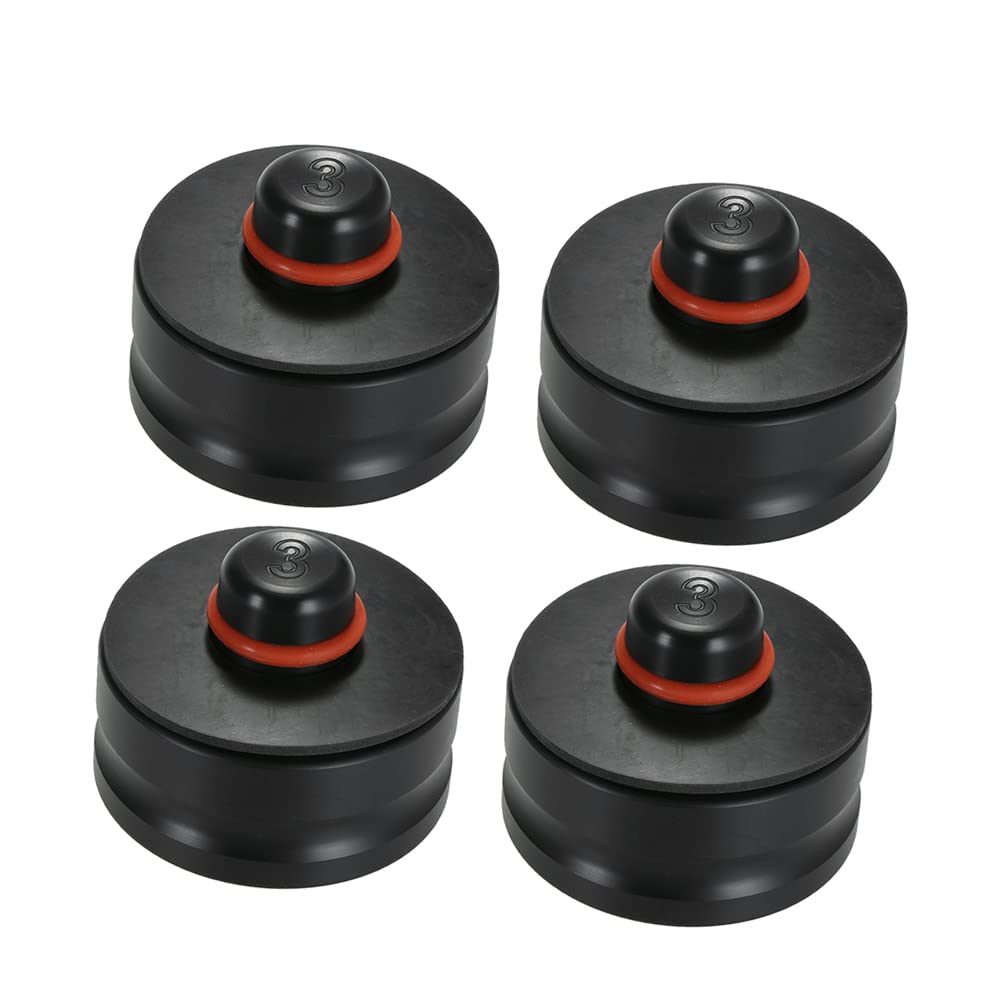 Eujgoov 4pcs Schwarzer Jackpolsterliftpunkt Neopren Gummi -Jacking -Puck mit Silikon o Ring Eujgoov 4pcs Schwarzer Jackpolsterliftpunkt Neopren Gummi -Jacking -Puck mit Silikon o Ring von Eujgoov