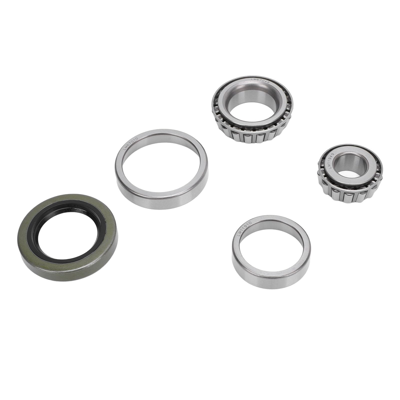 Eujgoov Anhängerradlager -Kit Legierter Stahllegierung mit Fettretentionsdesign für 3/4 -Zoll Achsen Anhängerrad Hub Zum Wiederaufbau und Austausch von Alten Lagern Eujgoov Anhängerradlager -Kit Legierter Stahllegierung mit Fettretentionsdesign für 3/4 -Zoll Achsen Anhängerrad Hub Zum Wiederaufbau und Austausch von Alten Lagern von Eujgoov