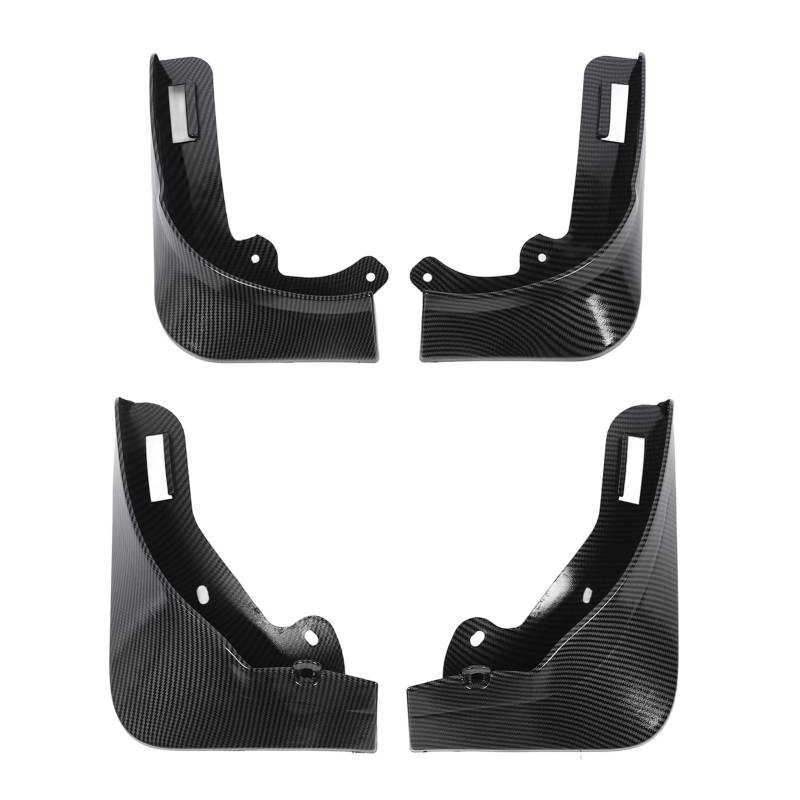 Fit für Model Y 2021-2024 Kohlenstofffusterrad-Schlammlappen Splash-Guards für Verstärkte Schutz, Vordere Heckabdeckung, Sehr Langlebig Autobesitzer von Eujgoov