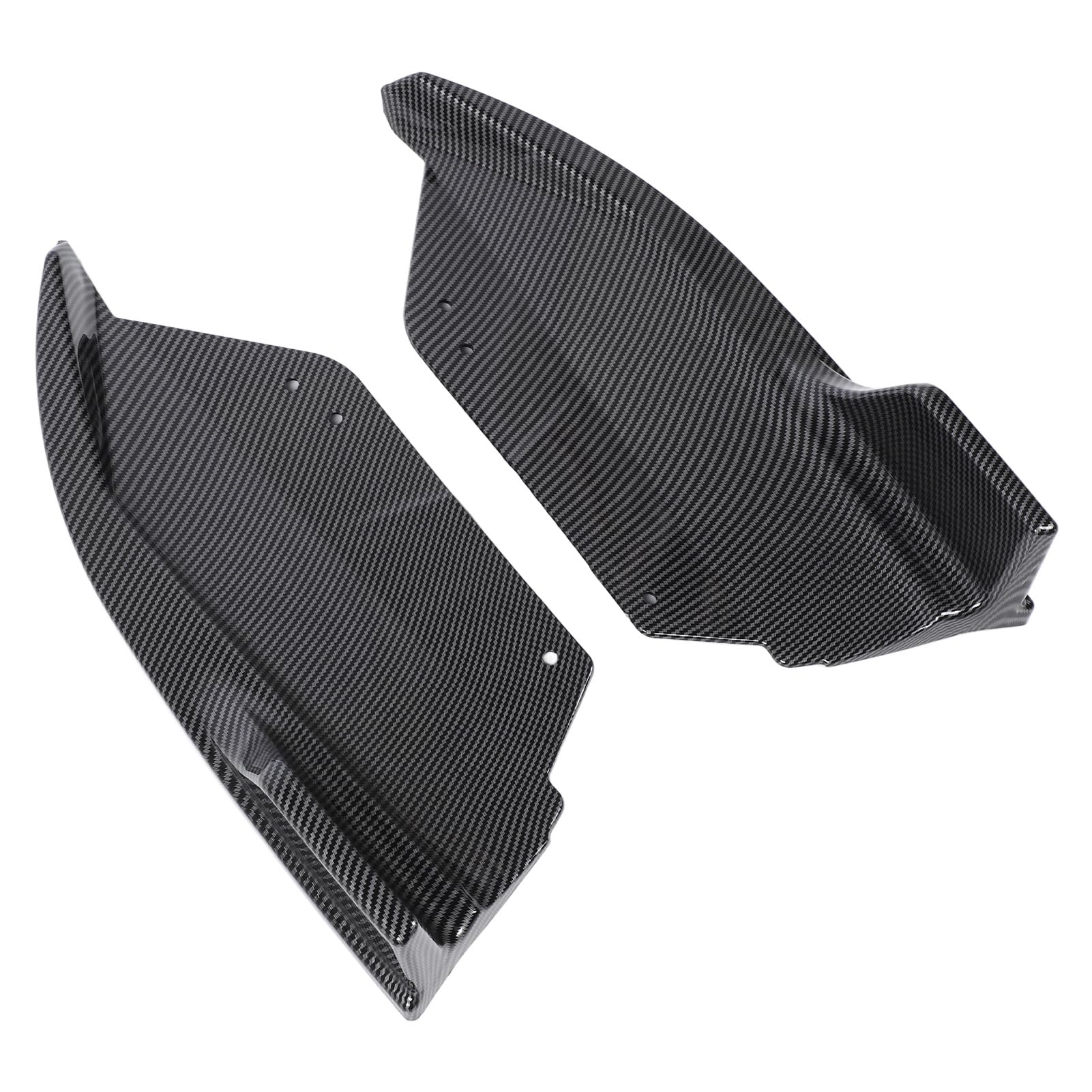 Robuster Hinterher Stoßstange Lip Splitter Diffusor Sporty Look Spoiler für X1 IX1 U11 M Sport 2023+ Verbessert die Autoleistung (Kohlefaser-Stil) von Eujgoov