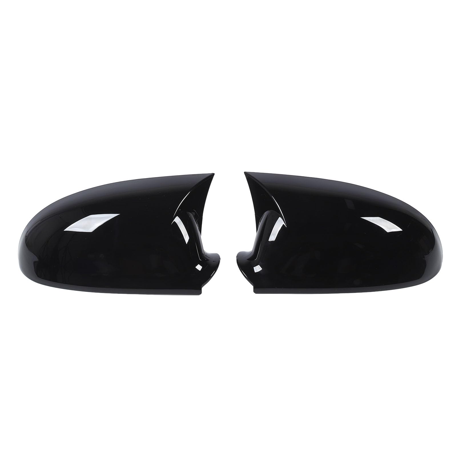Rückfahrspiegelabdeckung Glänzender Schwarzer Sportlicher Look für MK5 2003-2009, 1 Paar Rückspiegelkappe für Autotürseitenschutz Rückfahrspiegelabdeckung Glänzender Schwarzer Sportlicher Look für MK5 2003-2009, 1 Paar Rückspiegelkappe für Autotürseitenschutz von Eujgoov